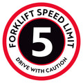 Forklift Speed Limit Floor Decal