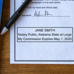 Professional Alabama Notary Stamp