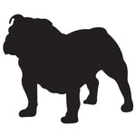 Bulldog Silhouette Stamp