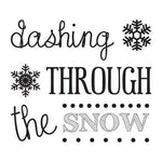 Dashing Through Snow Stamp