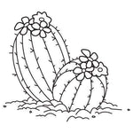 Floral Cacti Stamp