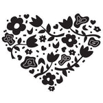 Floral Heart Stamp
