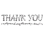 Floral Thank You Stamp