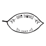 Give Thanks Placecard Stamp
