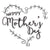 Happy Mother's Day Heart Stamp