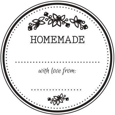 Handmade with Love Custom Name Business Stamp - HC Brands