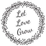 Let Love Grow Berry Wreath Stamp