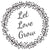 Let Love Grow Berry Wreath Stamp