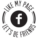 Let's Be Friends Facebook Stamp