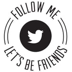 Let's Be Friends Twitter Stamp