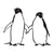 Love Penguins Stamp