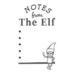 Notes From The Elf Stamp