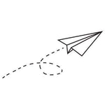 Paper Airplane Stamp