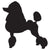 Poodle Silhouette 2 Stamp