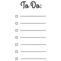 To Do List Stamp
