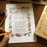 Be Grateful Thanksgiving Stamp