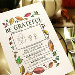 Be Grateful Thanksgiving Stamp