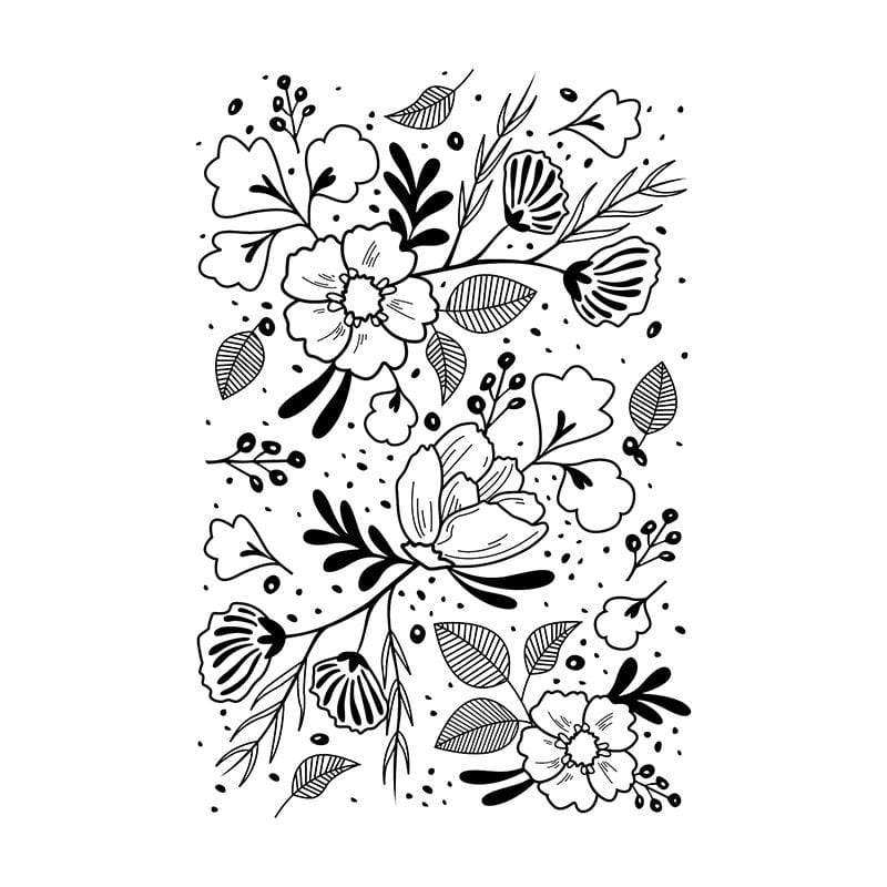 Floral Pattern Stamp