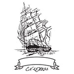 Ship Ex Libris Stamp