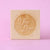 2" by 2" Wood Rubber Stamp