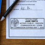 Professional Oregon Notary Stamp